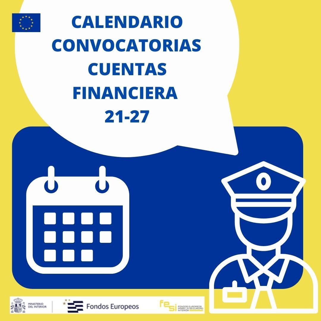 Calendario convocatorias marco financiero 21-27